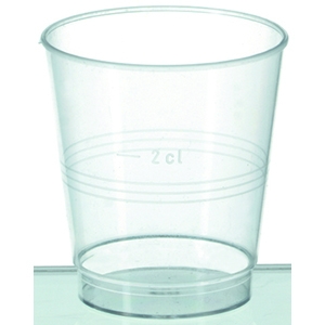 Plastglass 3 cl   50stk