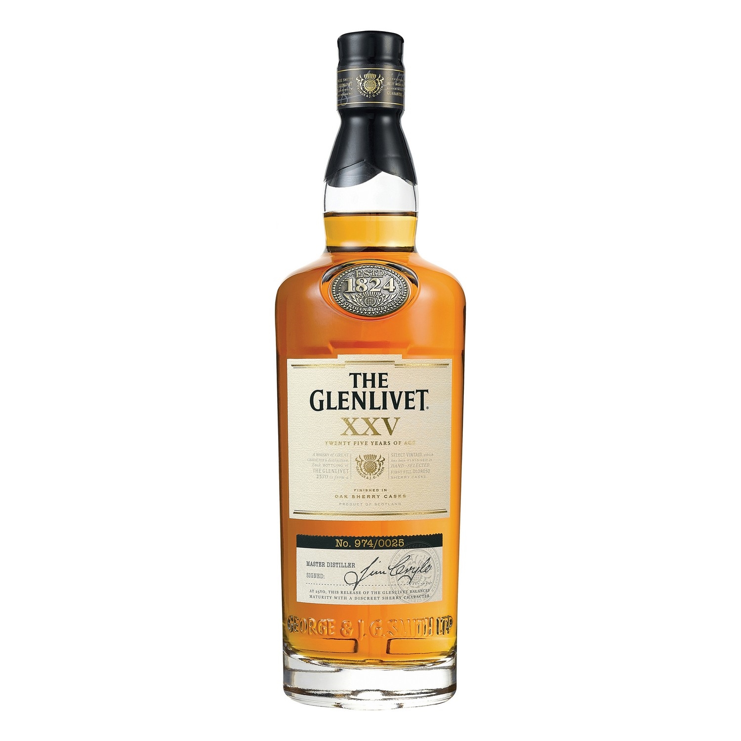 The glenlivet xxv years old 43% 70cl