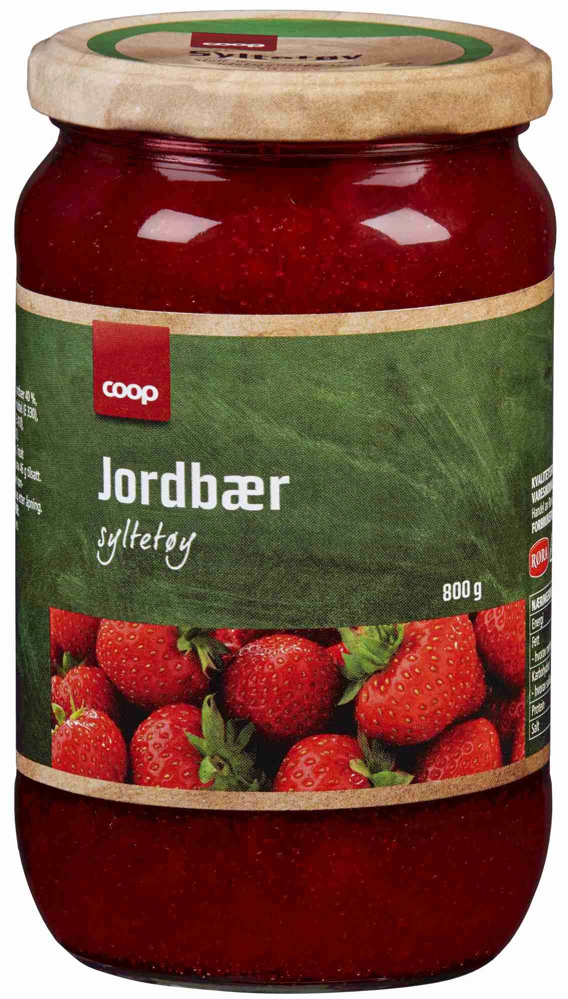 Jordbærsyltetøy coop 800g