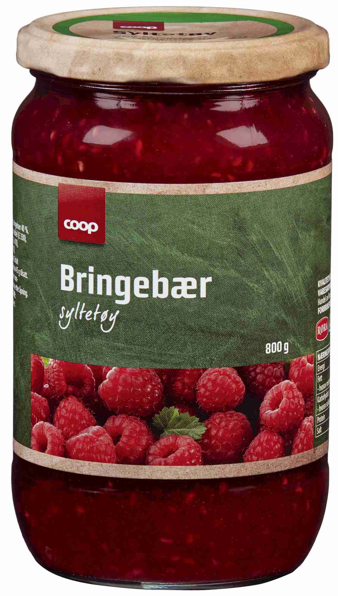 Bringebærsyltetøy coop 800g