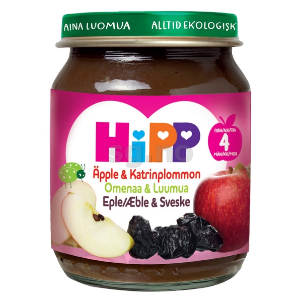 Hipp eple og svisker økol. 125g