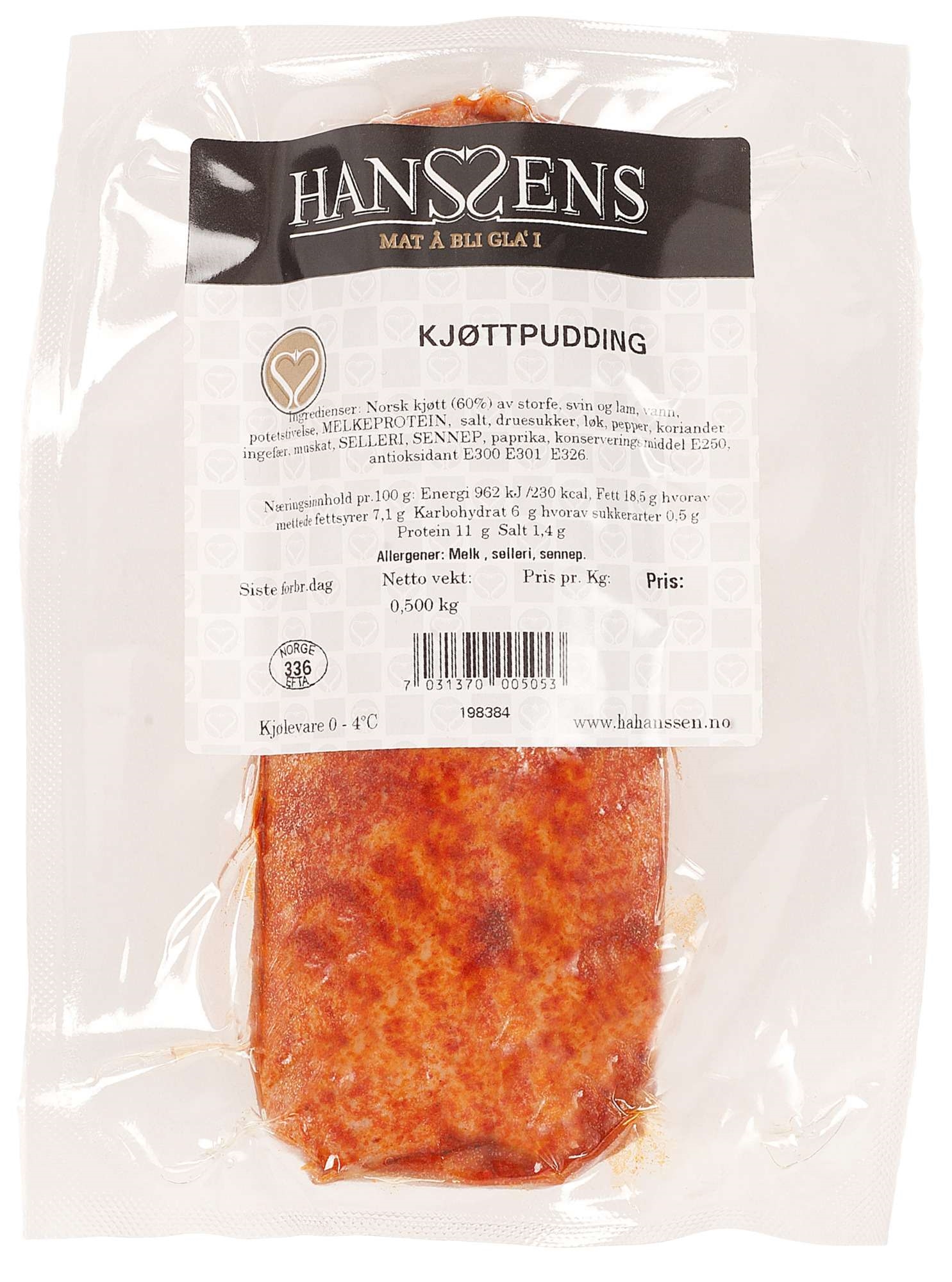 Kjøttpudding 500g