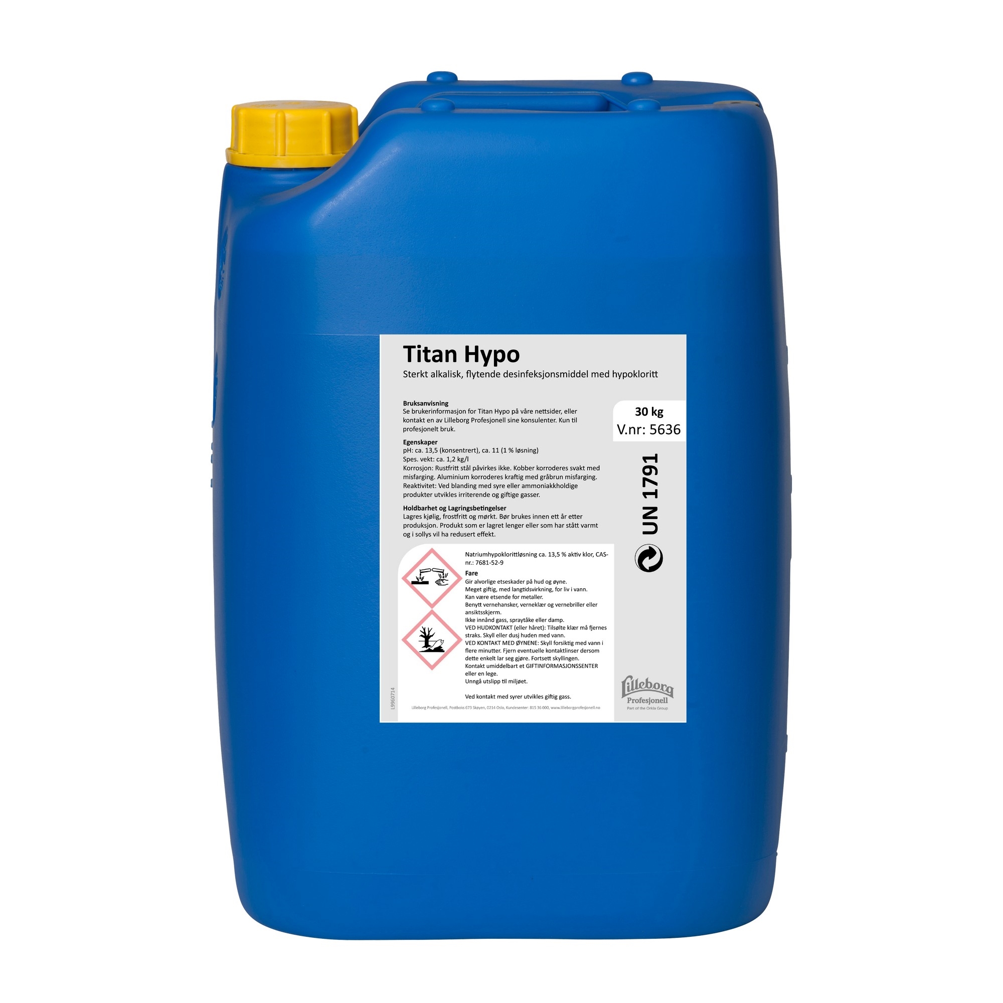 Titan hypo desinfeksjon    30kg