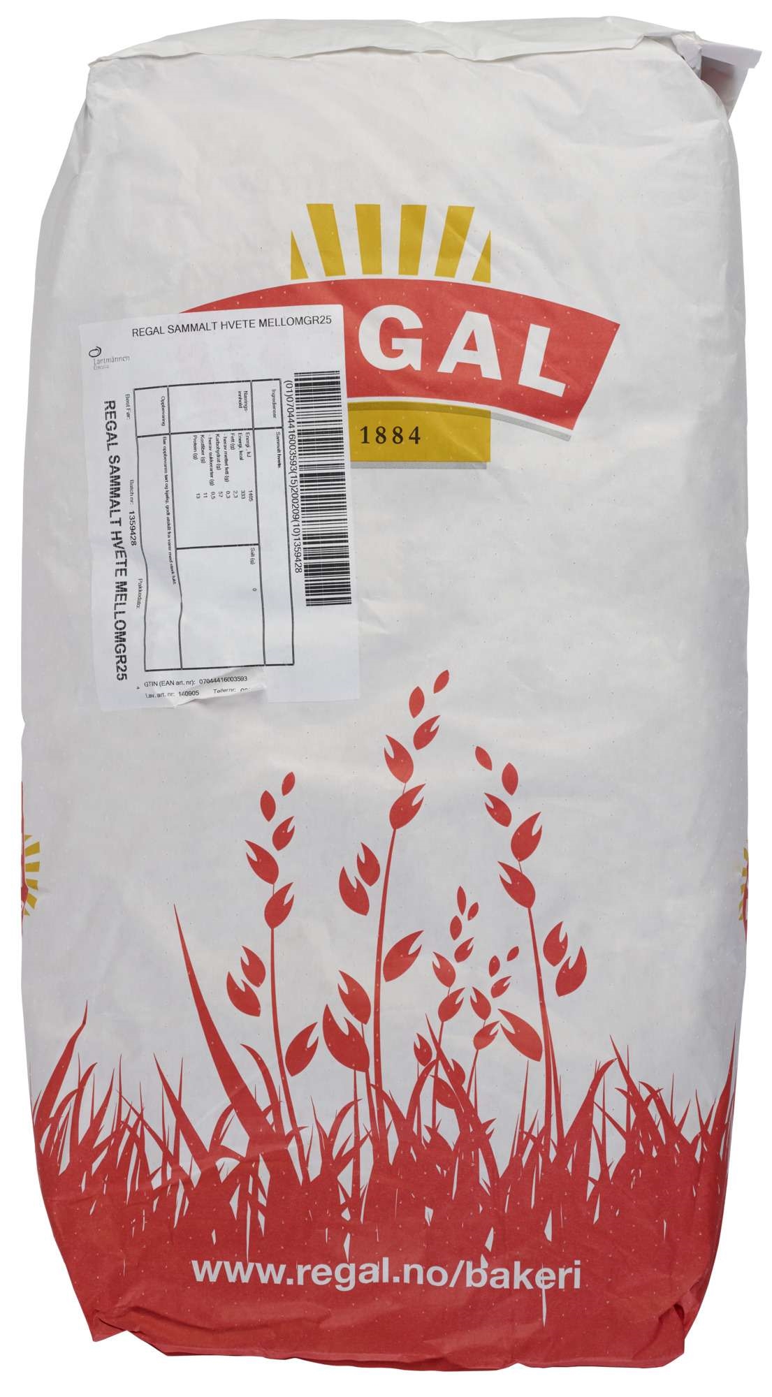 Samm.hvete mell.gr. 25kg