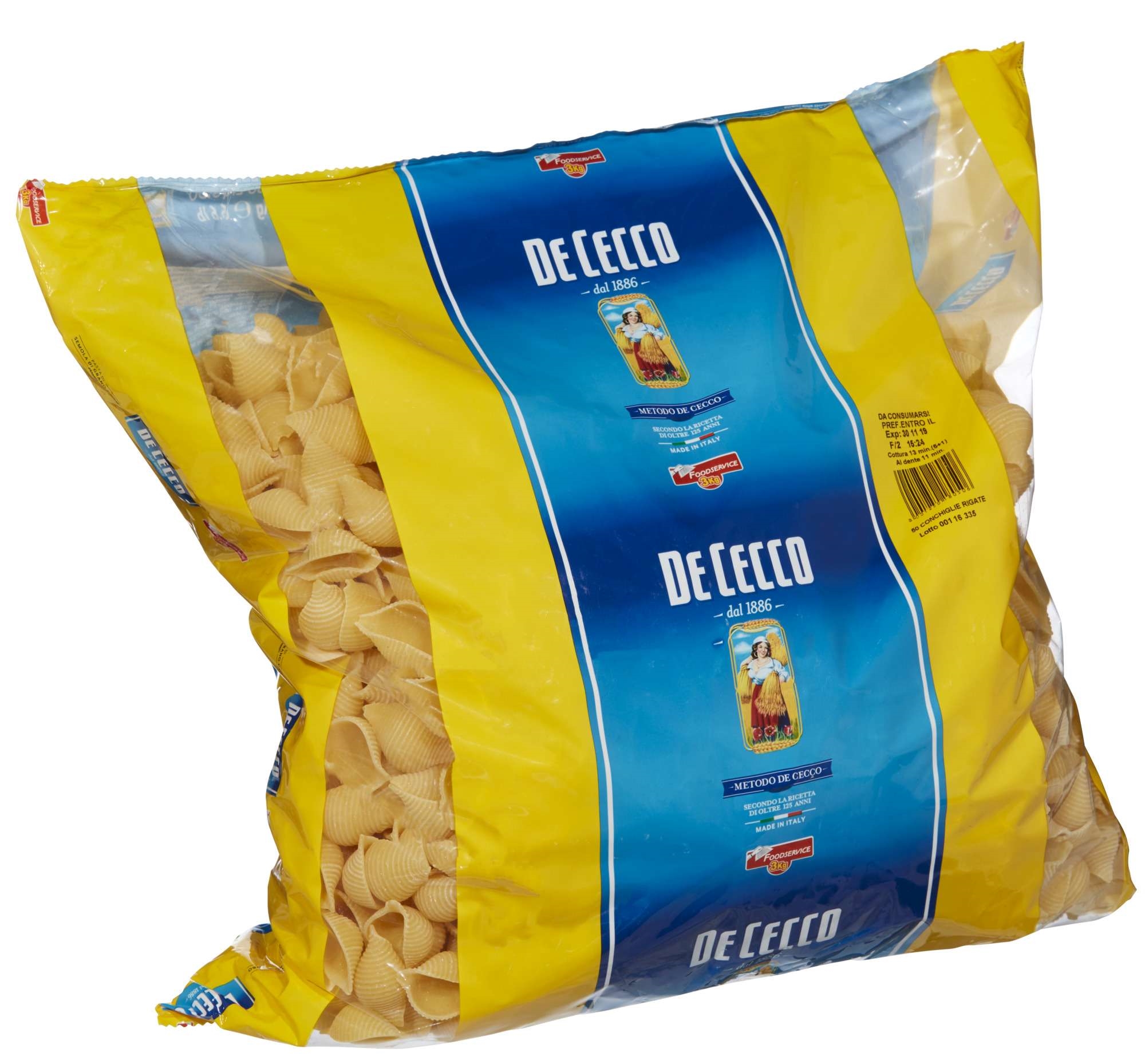 De cecco conchiglie     3kg
