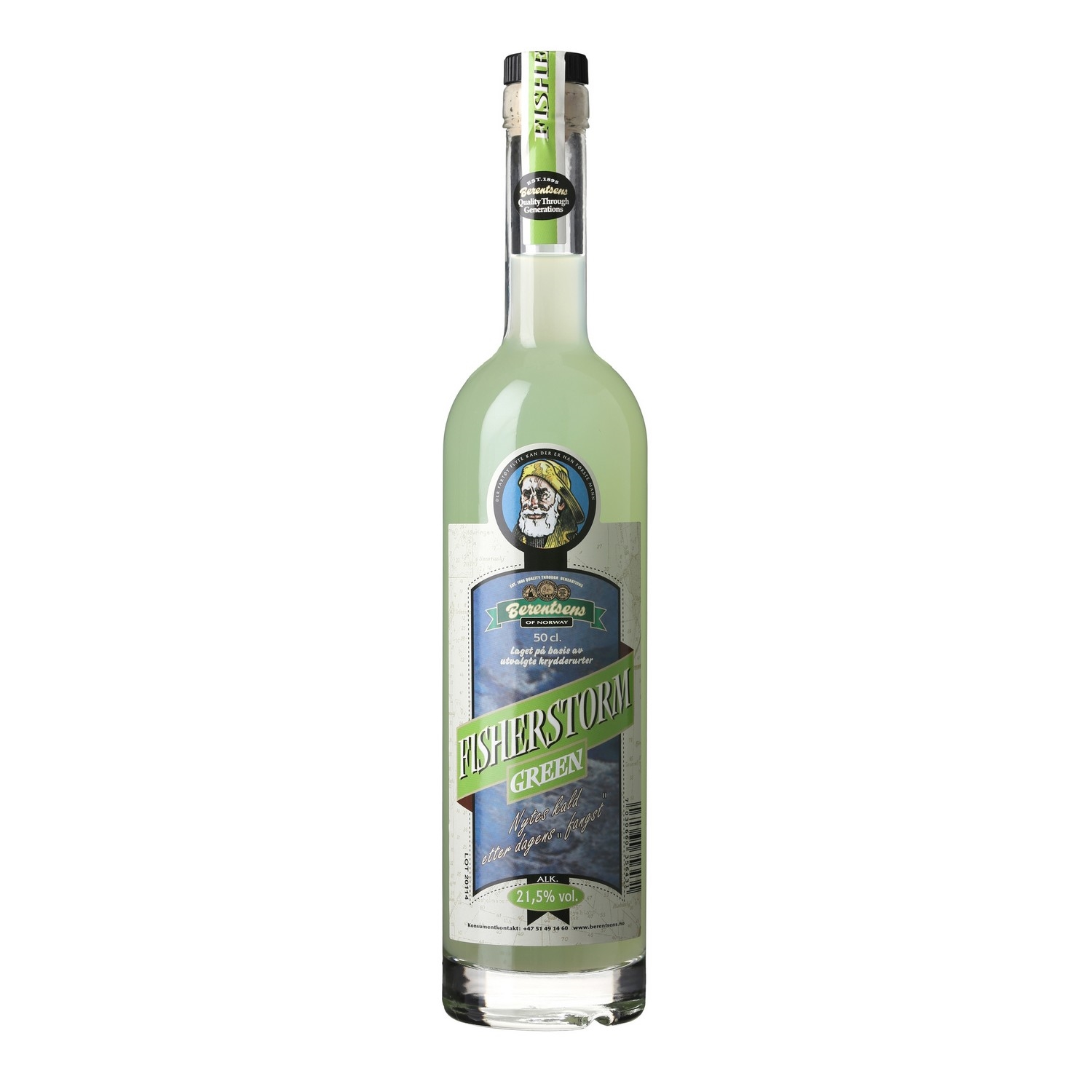 Fisherstorm green  21,5%  50cl