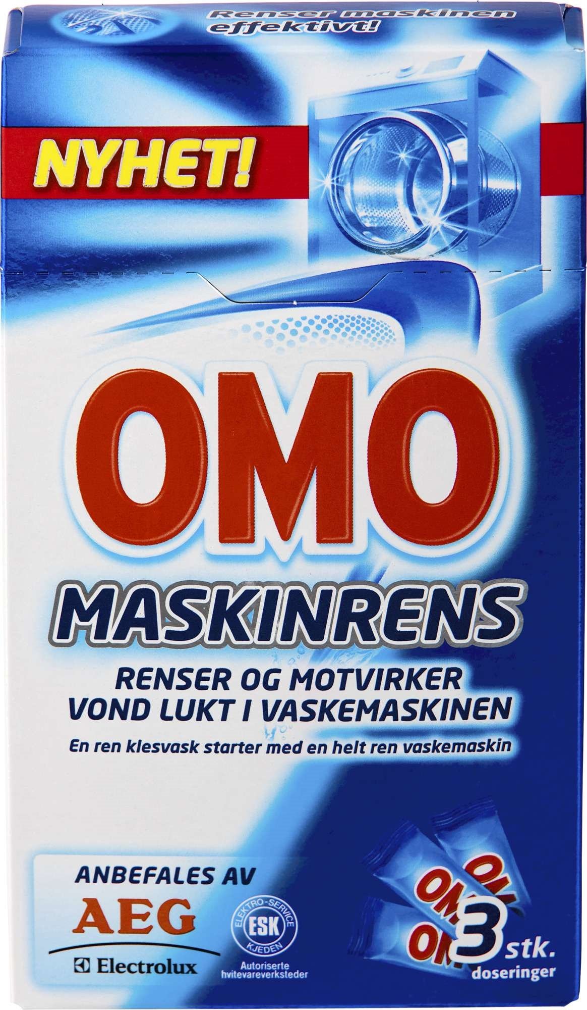 Omo maskinrens 120g