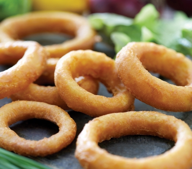 Onion rings, preformed simplot 1kg