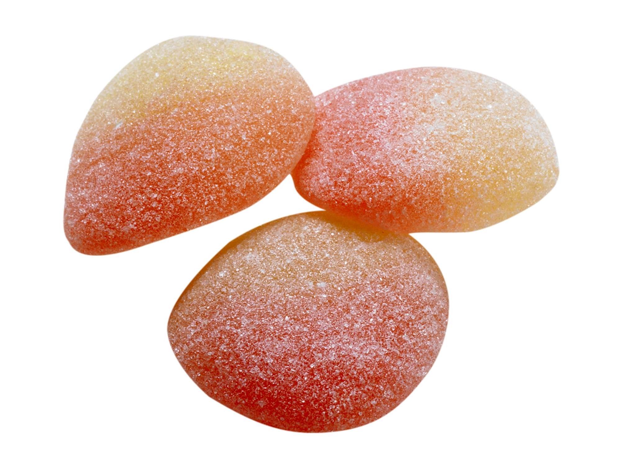 Fersken peach flavour sweets loose weight            2.4kg