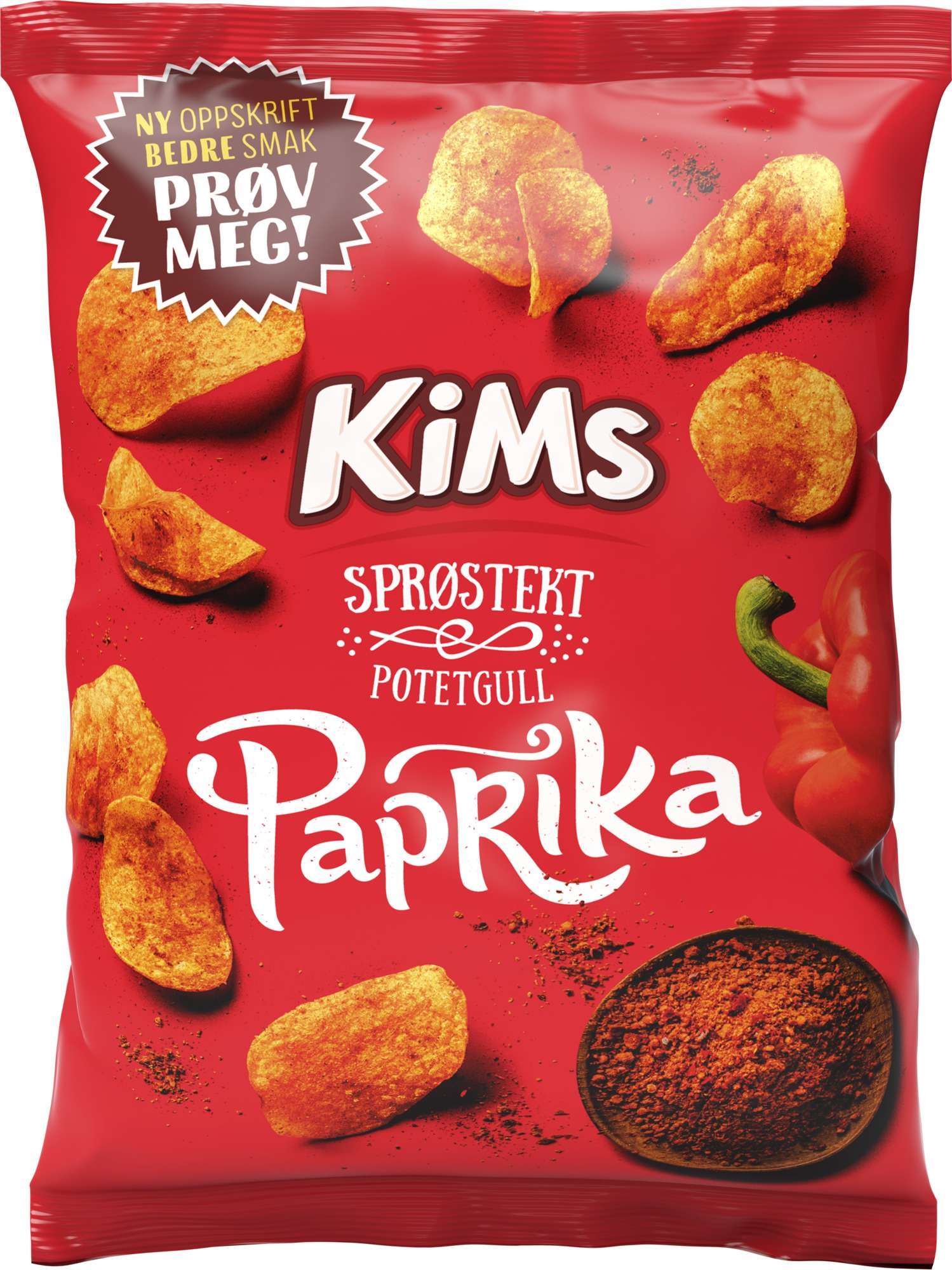 Kims potetgull paprika 30g