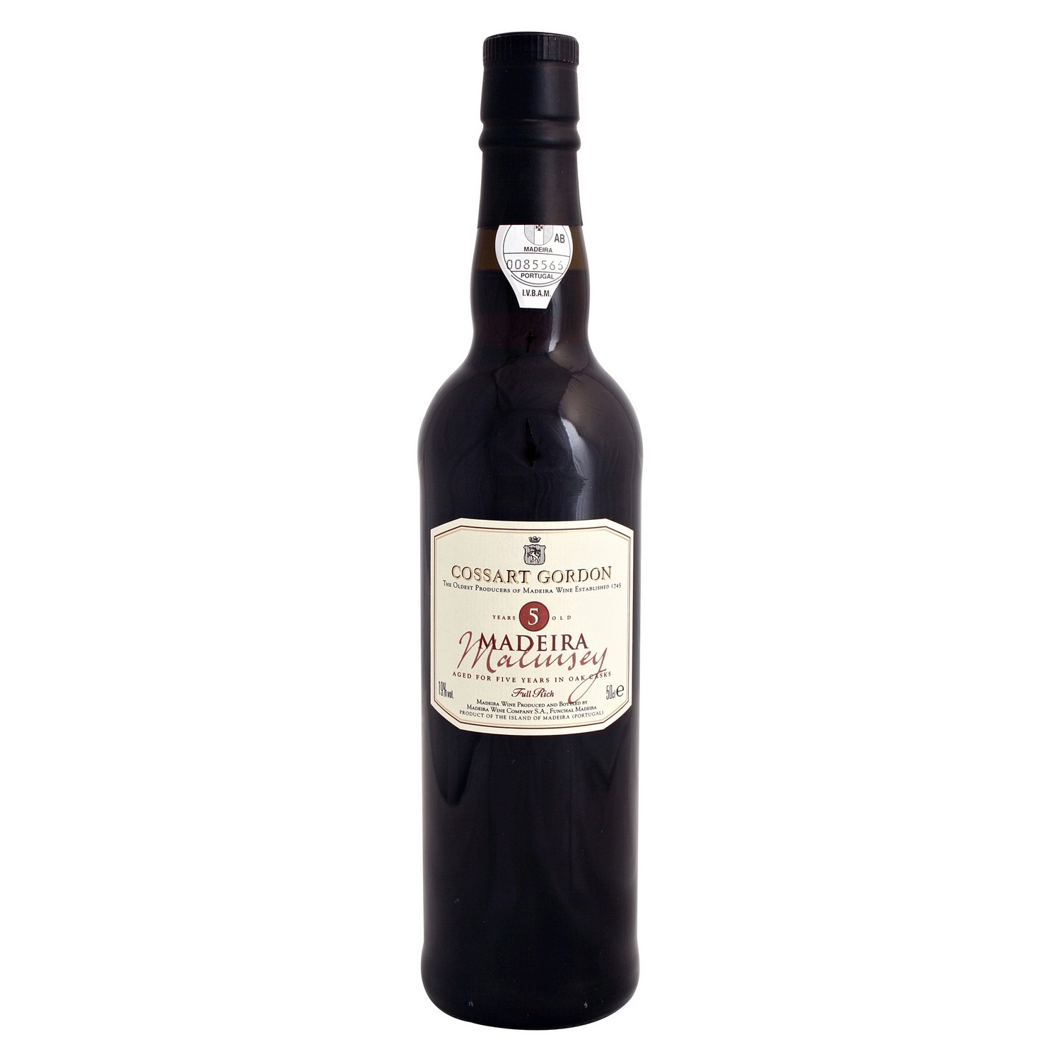 Cossart gordon malmsey madeira 5 y.o. 19% 50cl