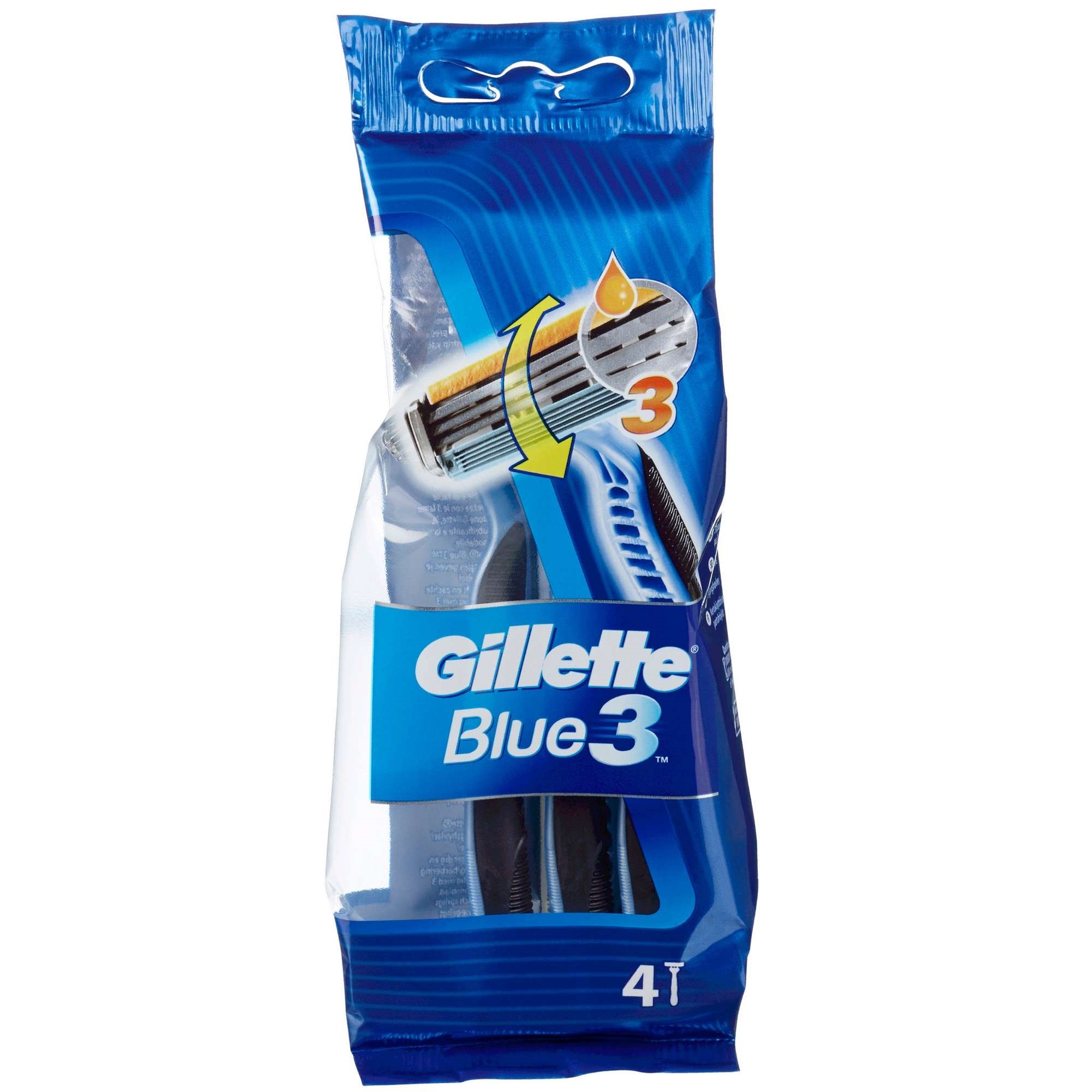 Gillette engangshøvel blue3 4pk