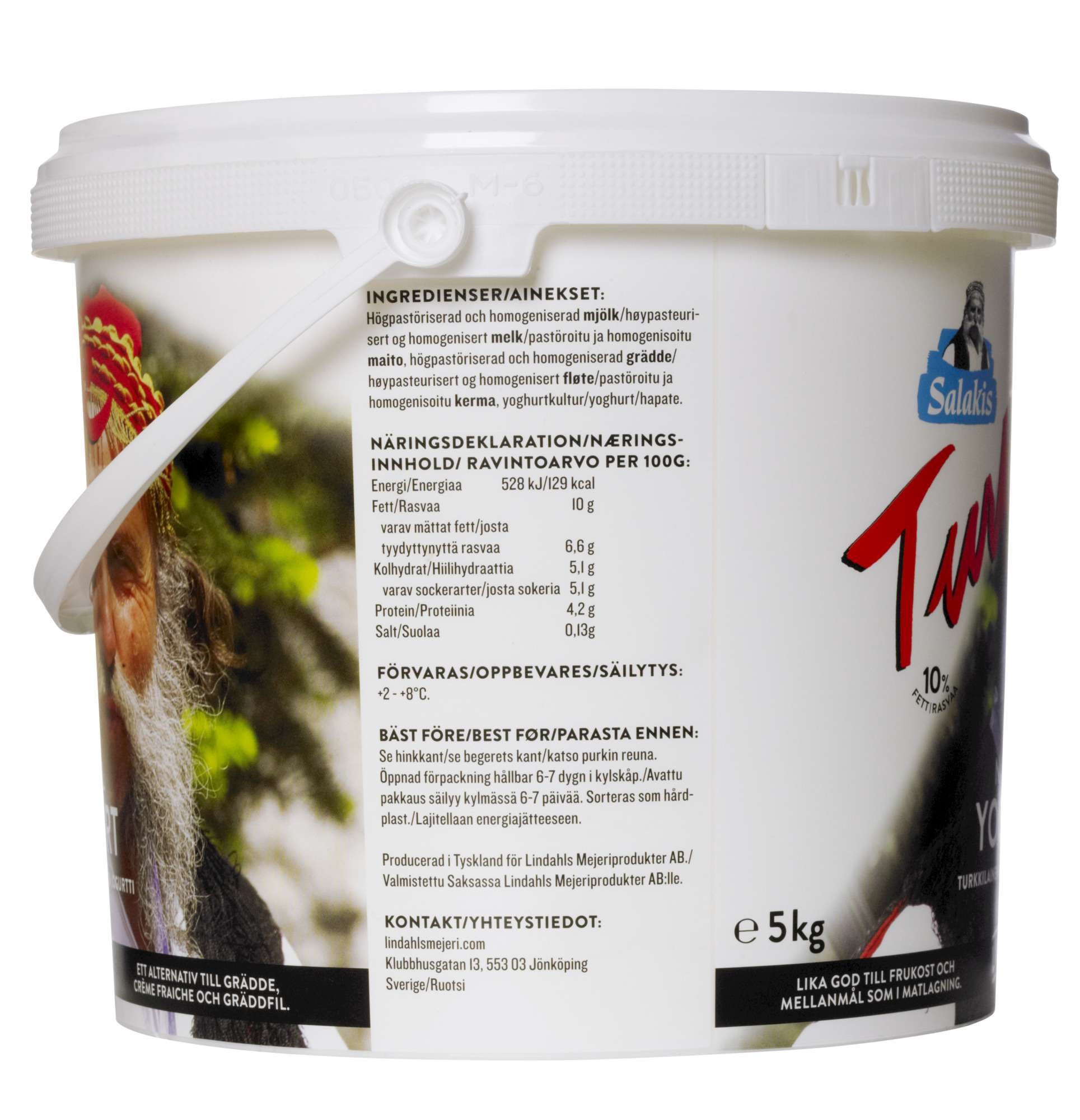 Tyrkisk yoghurt 10%   5kg