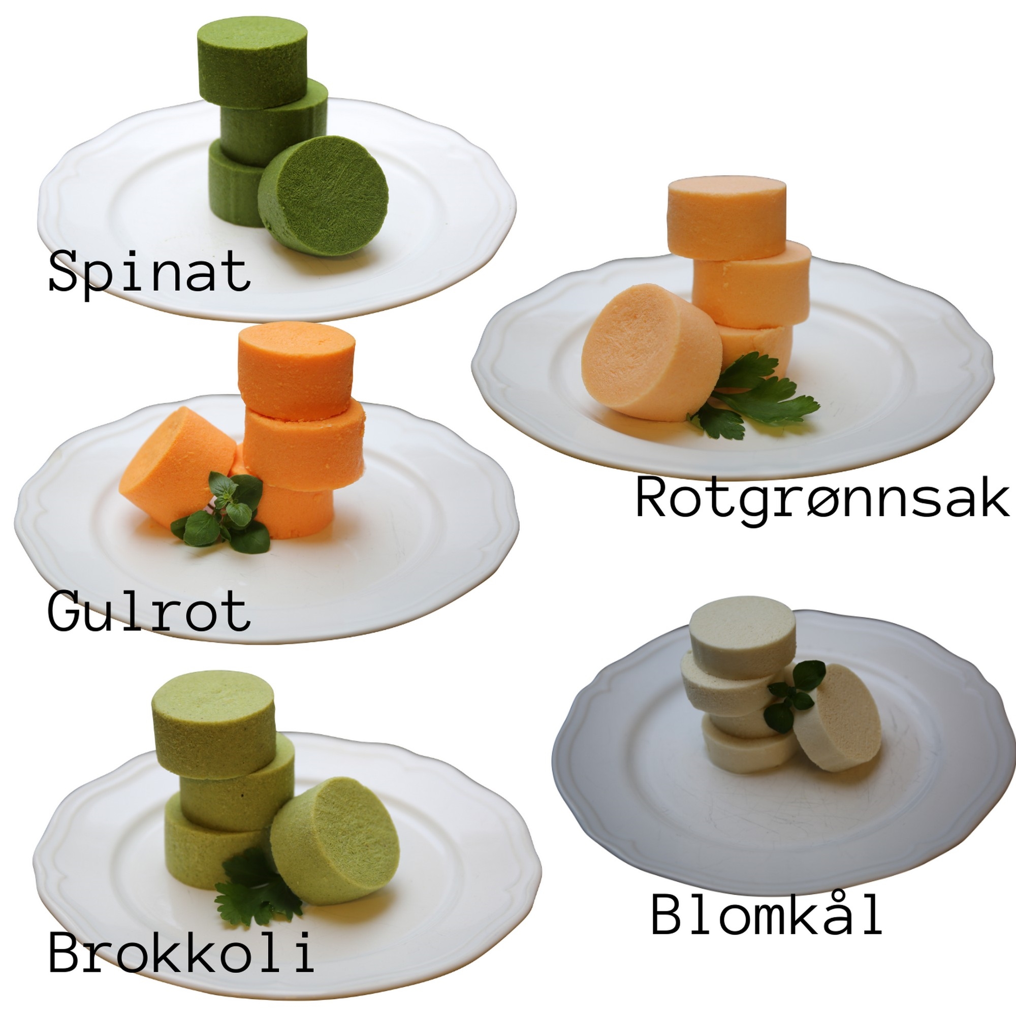 Grønnsaker blandet singlefryst (50g)  5x1kg