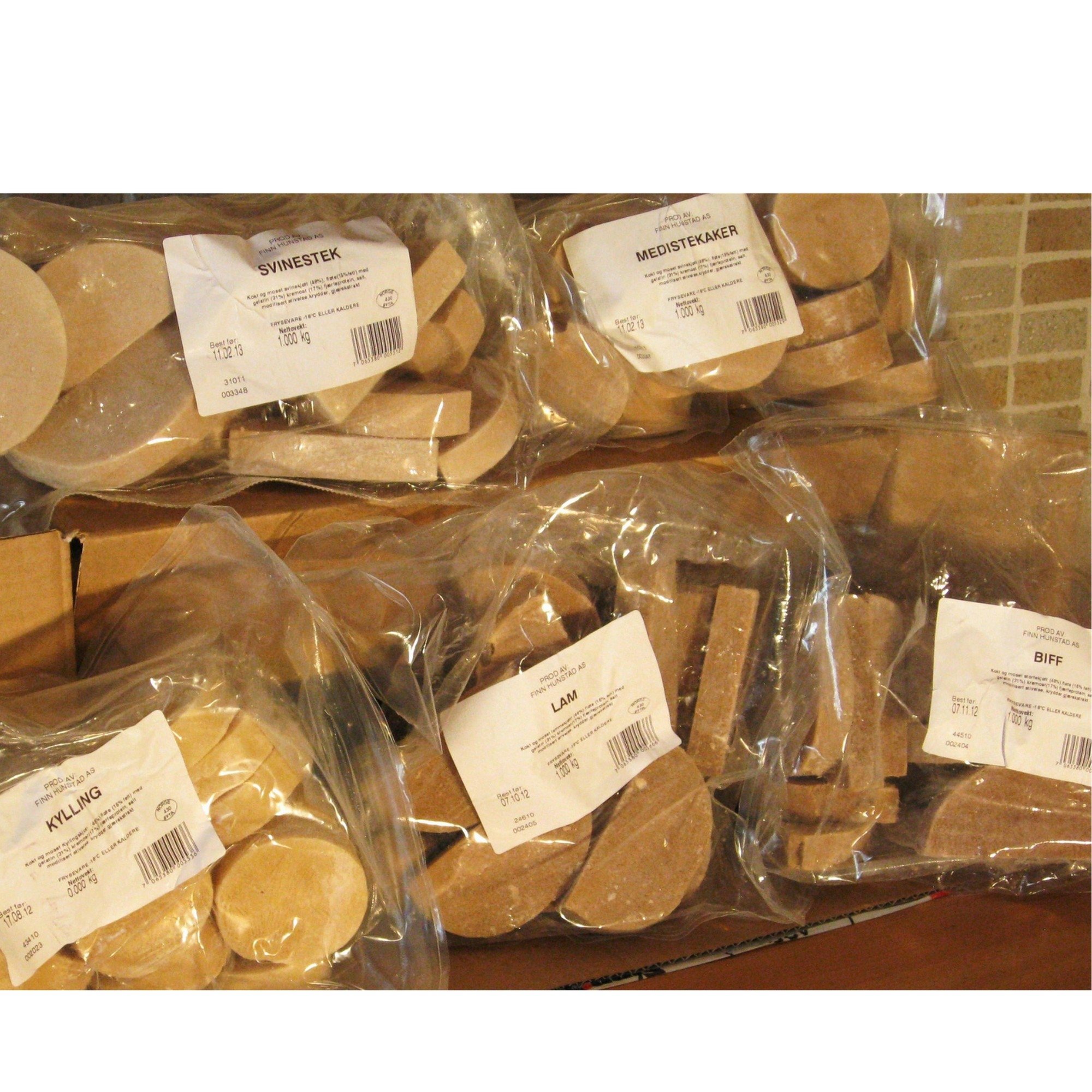 Kjøtt fjærfe blandet (50g)  5x1kg