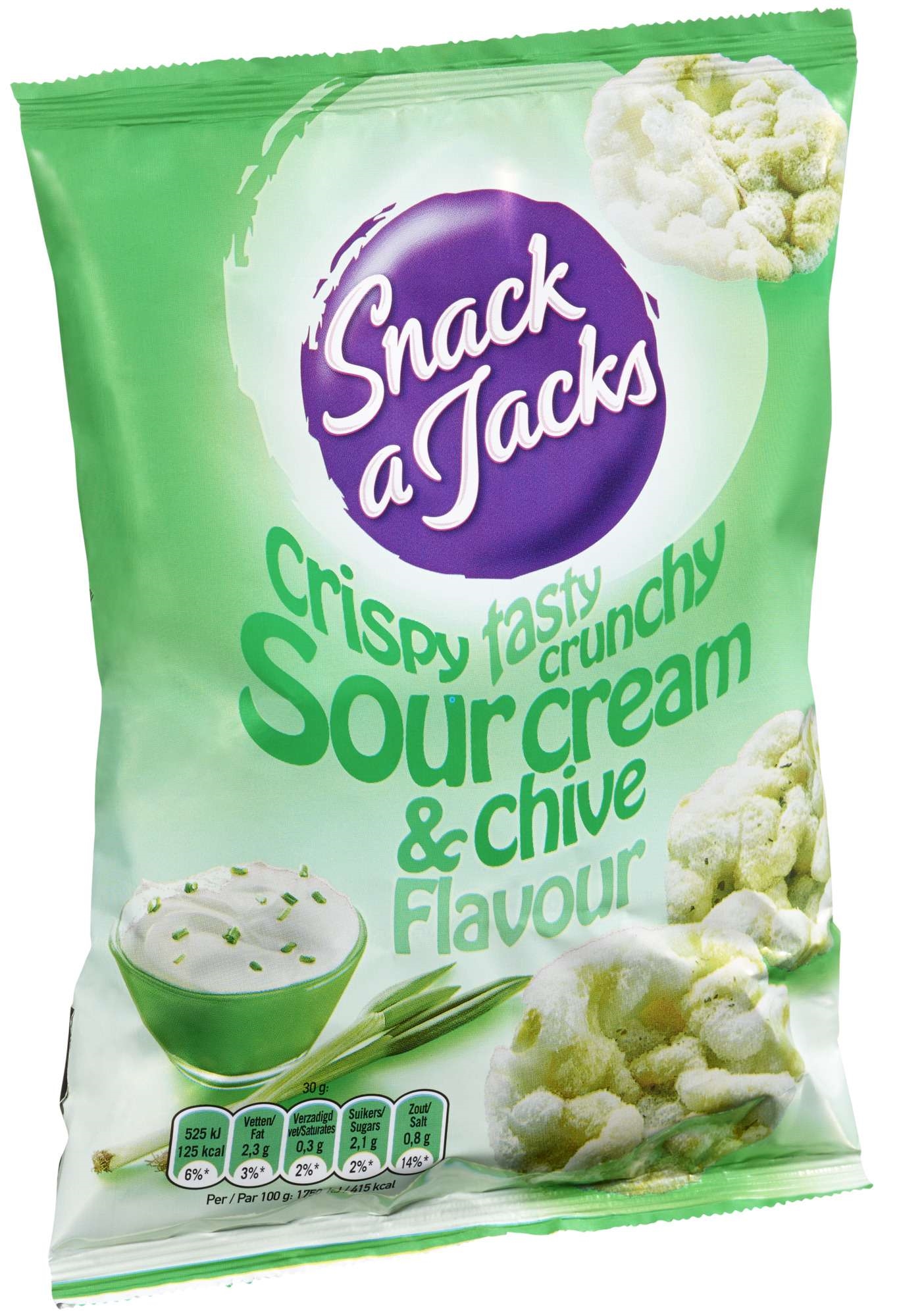 Riskake sour cream snack a jack   30g