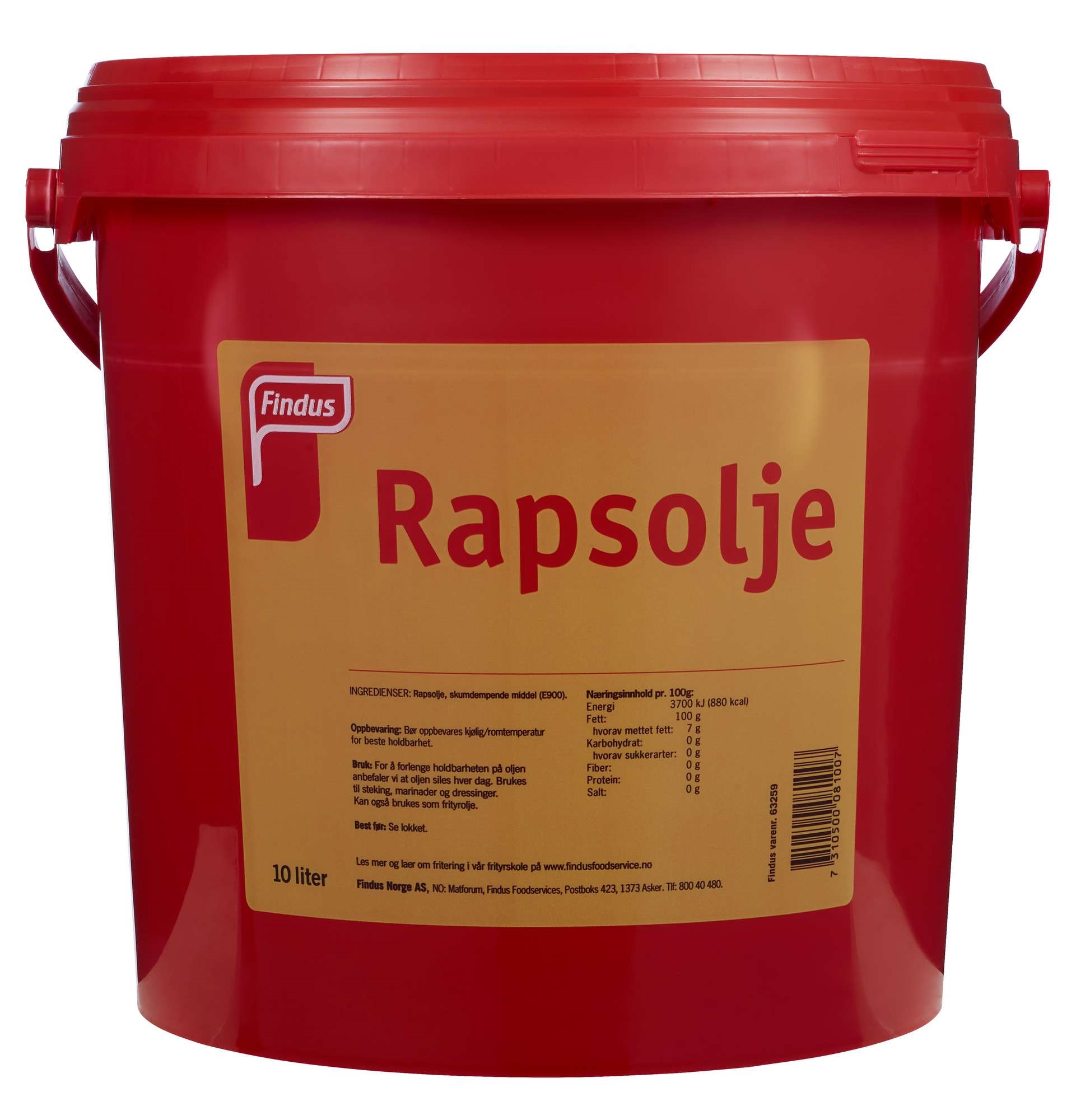 Rapeseed oil 10l