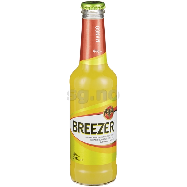 Bacardi breezer mango 4% 24x27,5cl