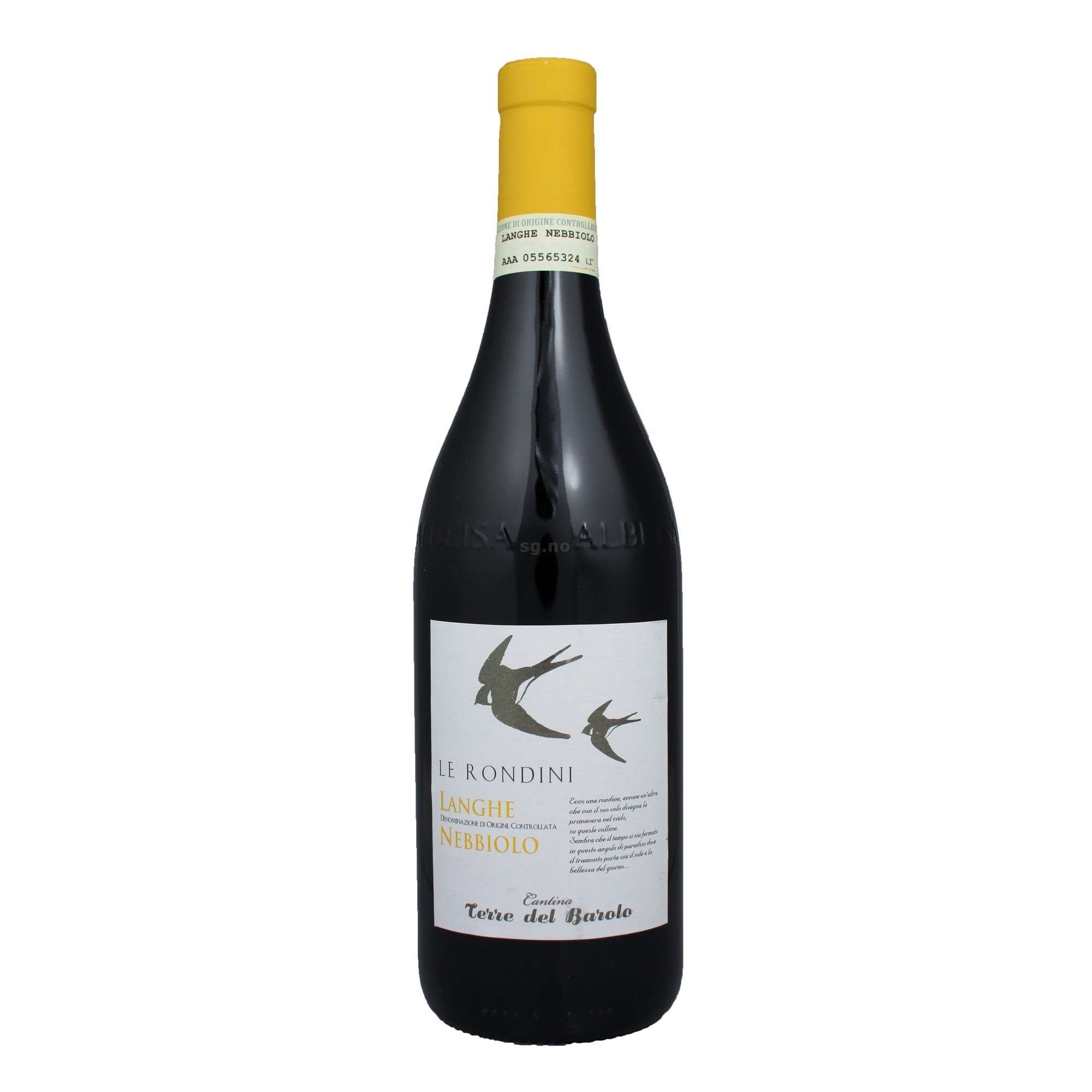 Terre del barolo le rondini langhe nebbiolo   14%   75cl