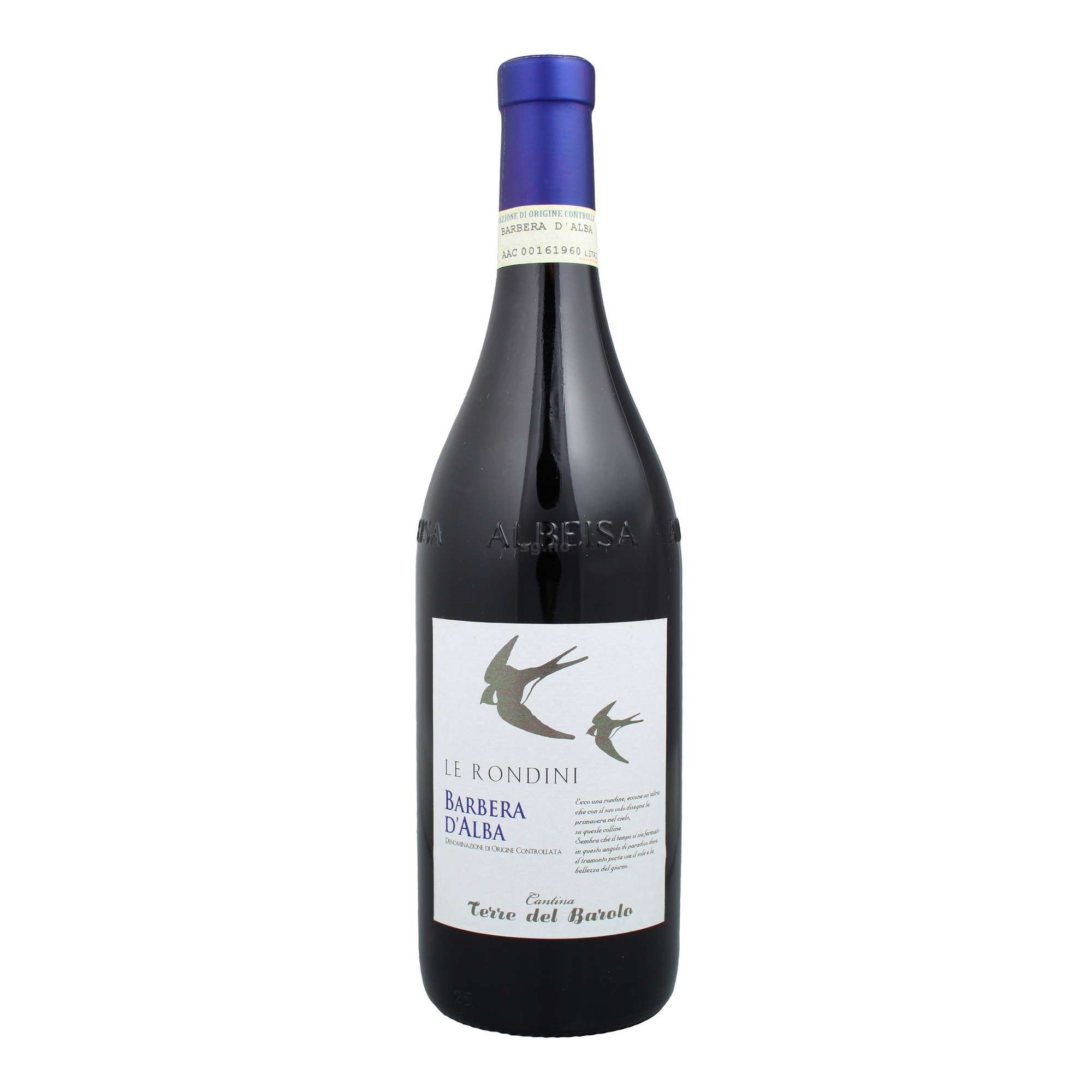 Terre del barolo le rondini barbera d alba 13,5% 75cl
