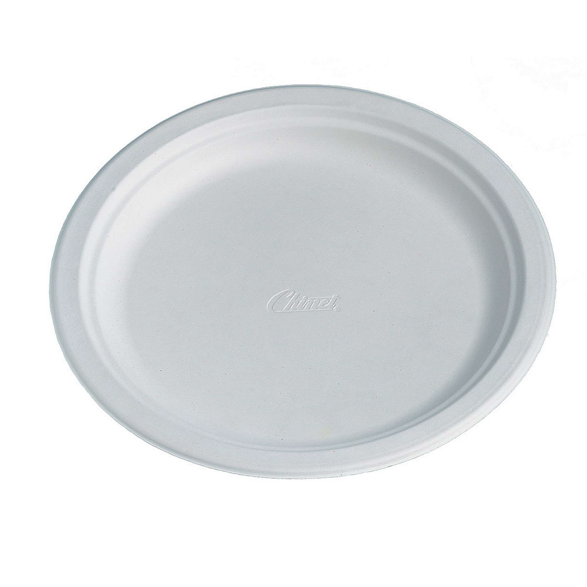 Tallerken flat 22cm hvit125stk