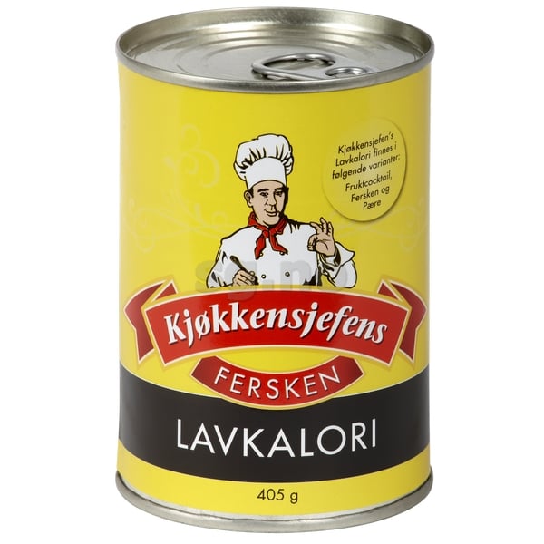 Fersken halve lavkalori ks       405g