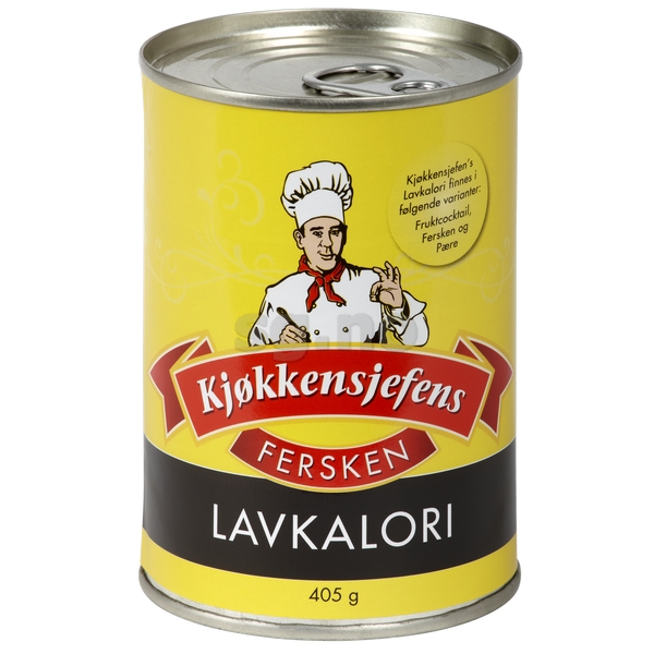 Fersken halve lavkalori ks 405g