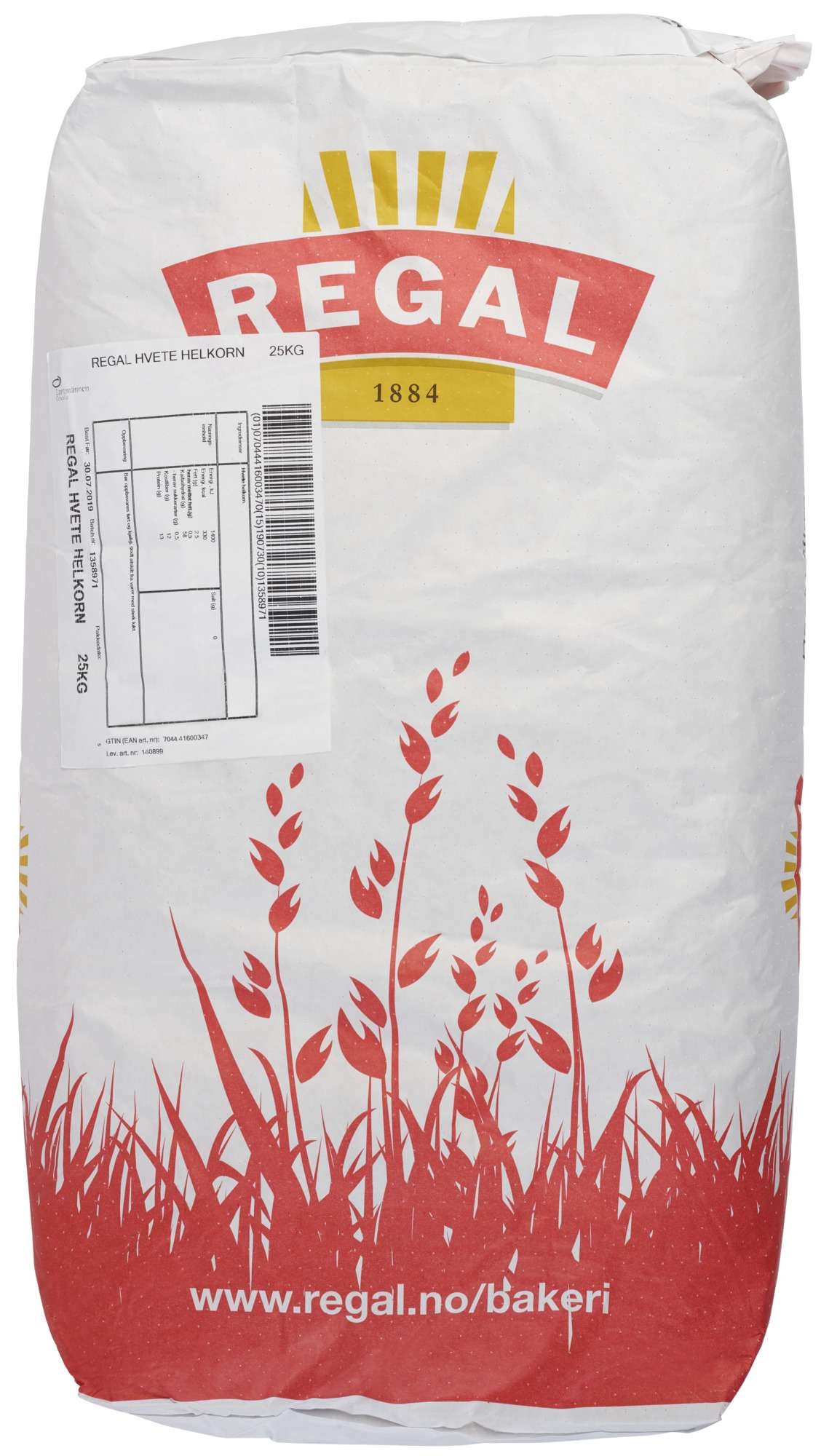 Wheat whole grain    25kg