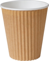 Pappbeger 35cl bio triple wall/brun 30stk