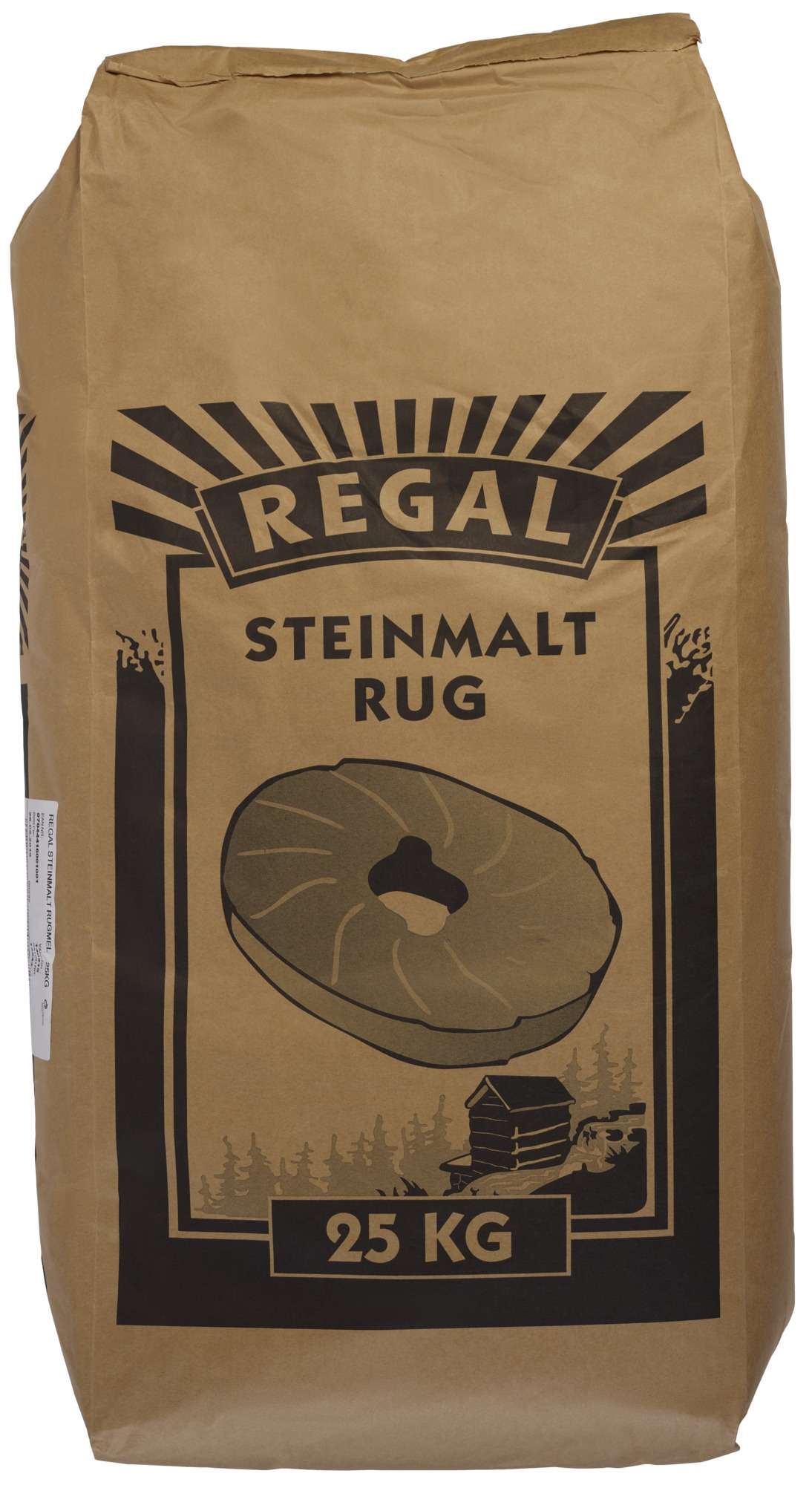 Rye flour rock ground  25kg