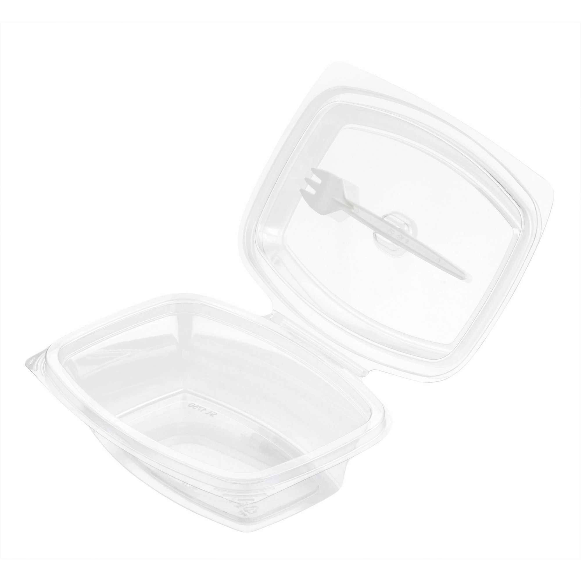Salatskål m/lokk gaffel    500ml 200stk