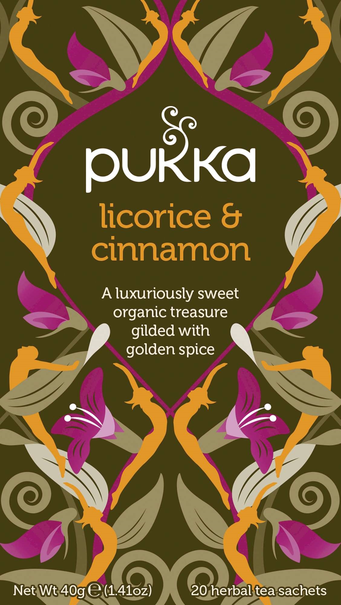 Licorice & cinn, pukka herb tea  ecol.   20pce