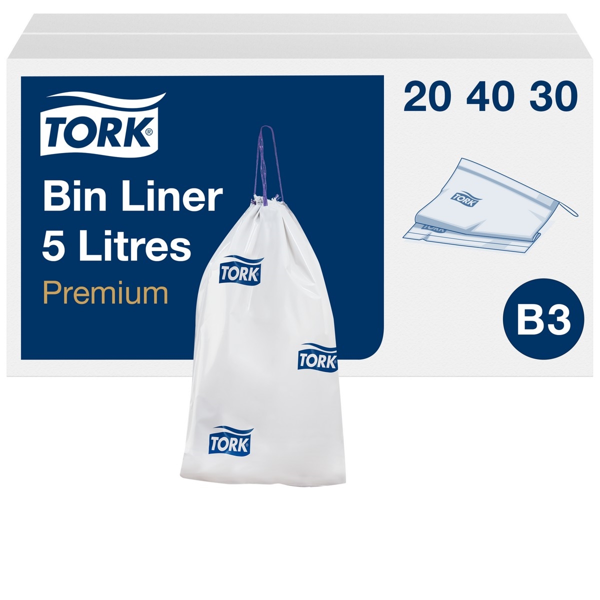 Avfallspose sanitetsbindh. 5l (b3) 50stk