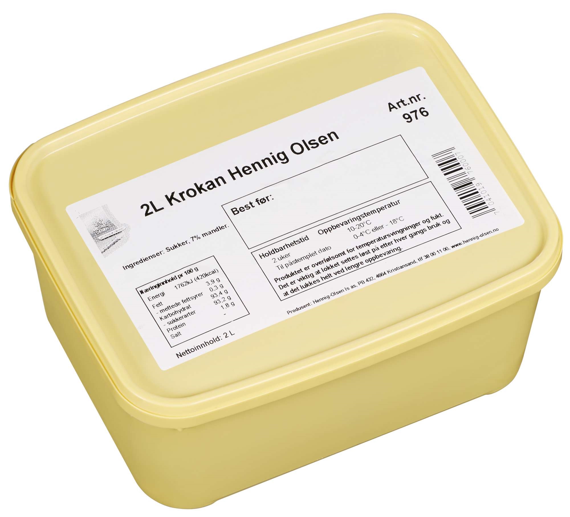 Ho krokan strøssel 2l