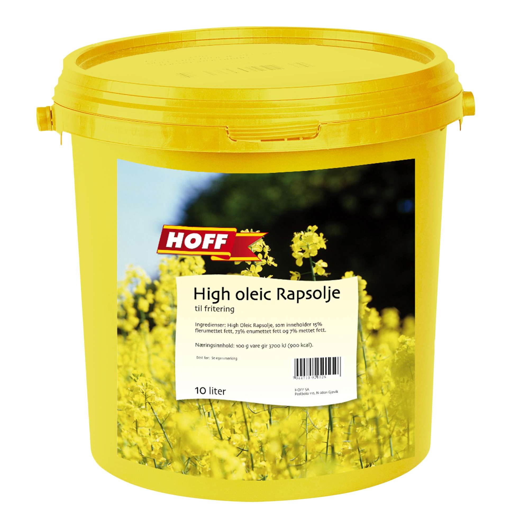 Hoff frityrolje raps high oleic   10l