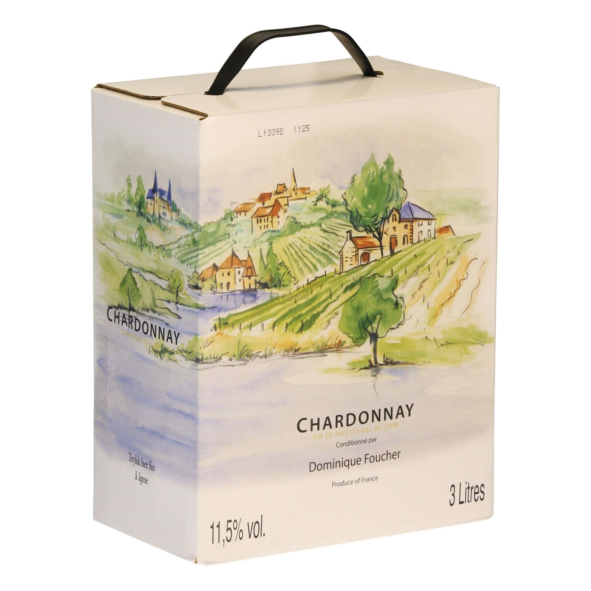Foucher chardonnay  11,5%  bib  3l