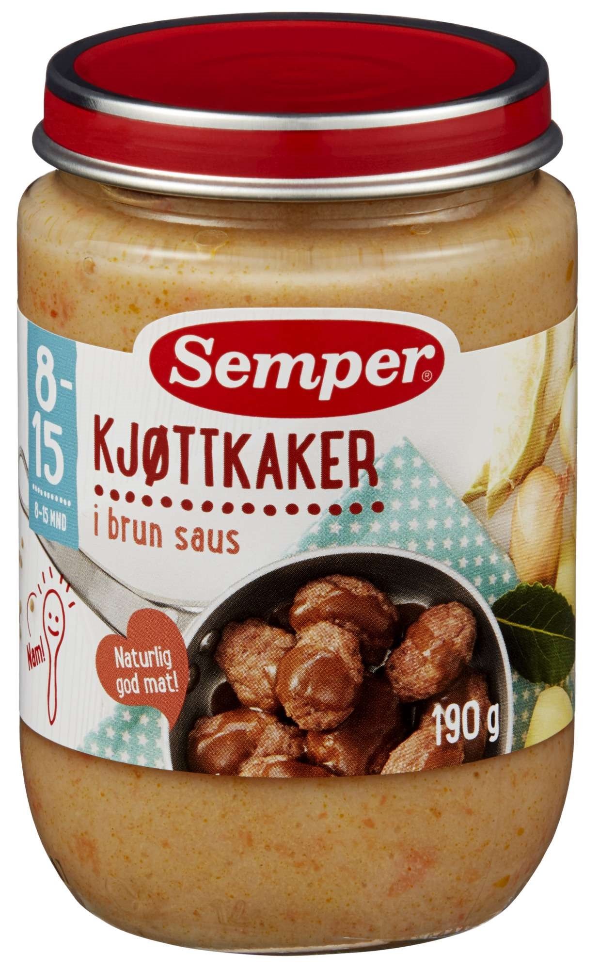 Kjøttkaker 8 mnd   190g