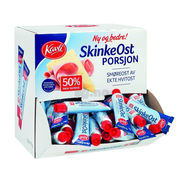 Kavli skinkeost pors. 100x18g