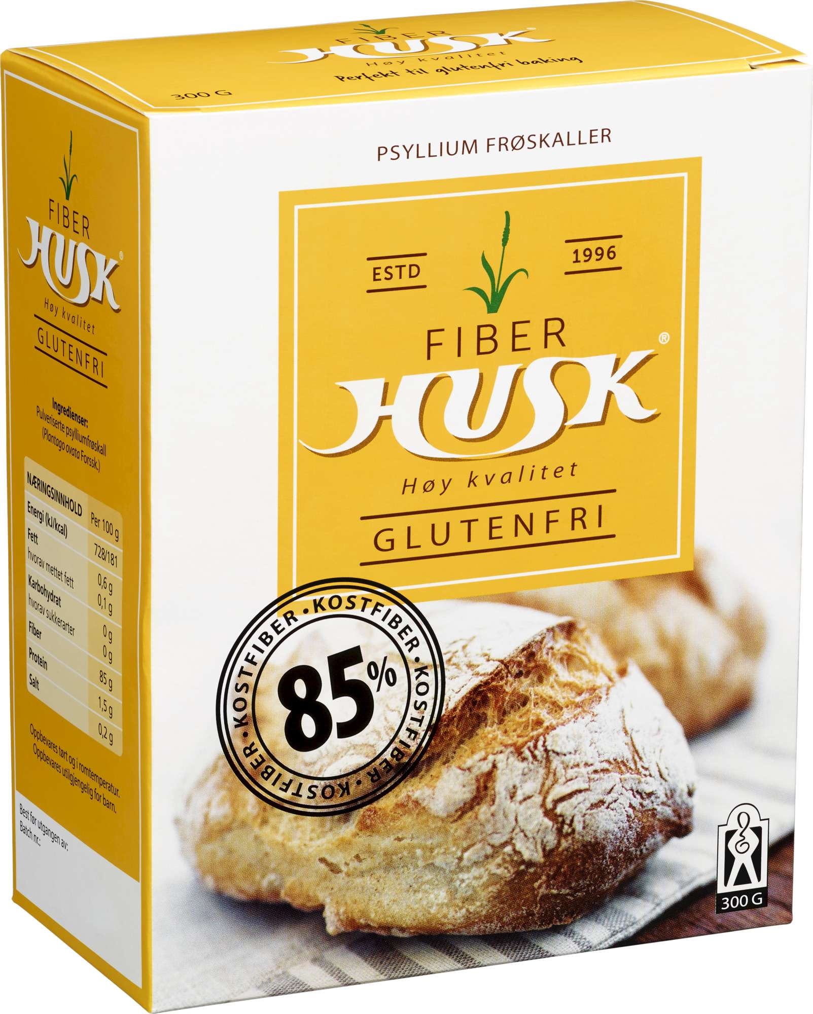 Fiberhusk baketilsetning glutenfri 300g