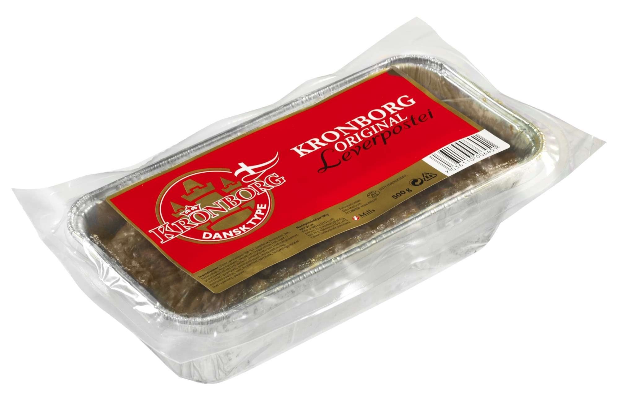 Kronborg orig. leverpostei   0,5kg
