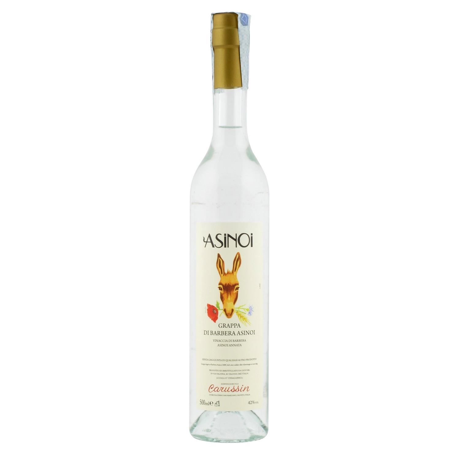 Grappa barbera asinoi 42% 50cl