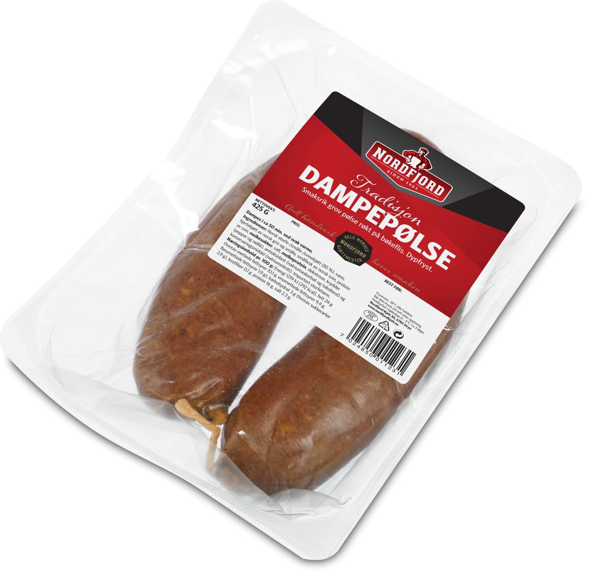 Dampepølse frys 425g