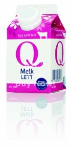 Q lettmelk 0,25l