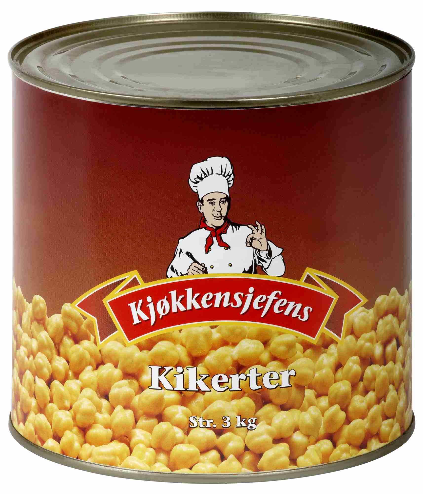 Kikerter 2550g