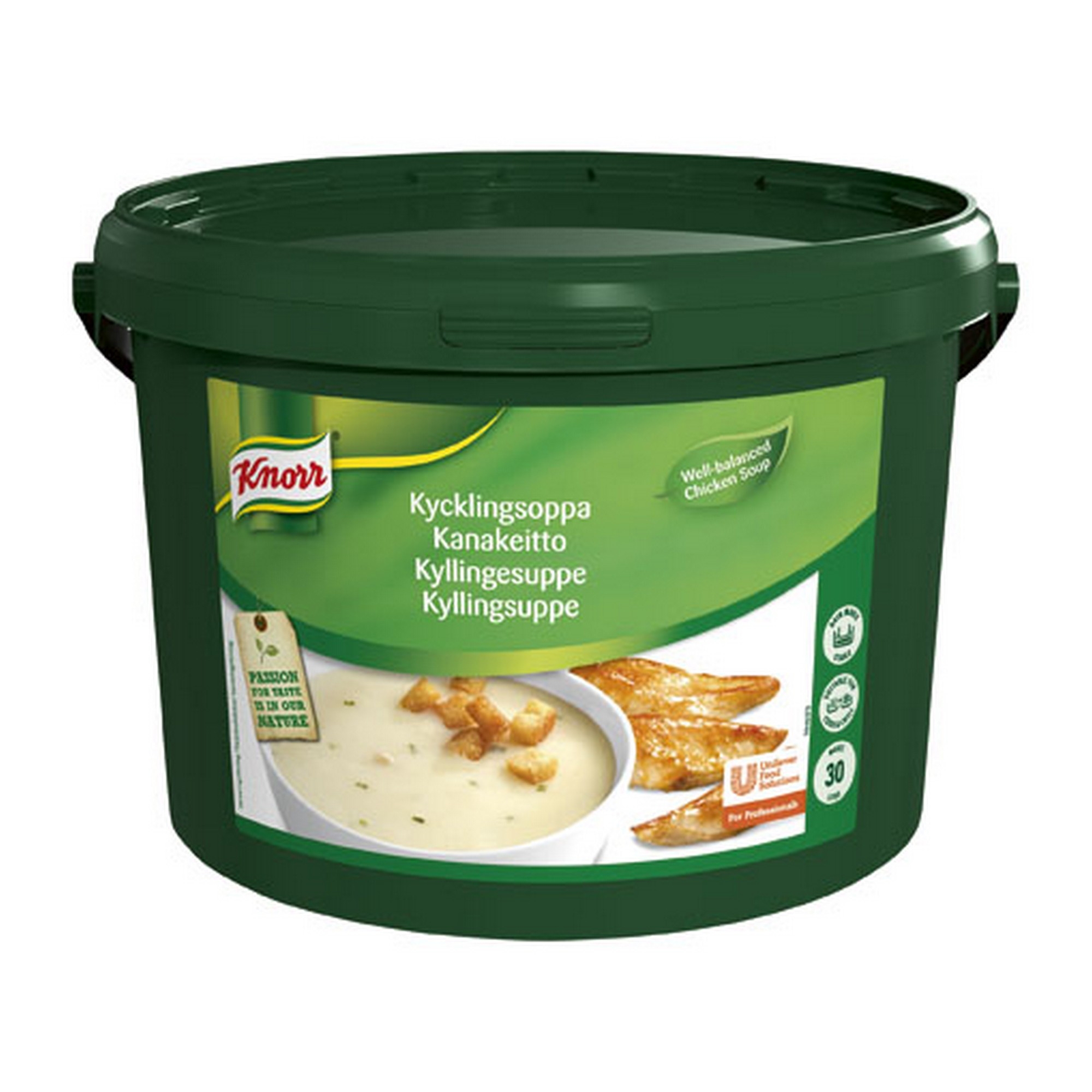 Kyllingsuppe kremet 30l 3kg