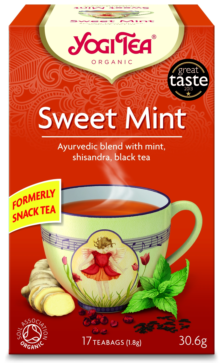 Te snack søt mint økol. 17pos 30,6g