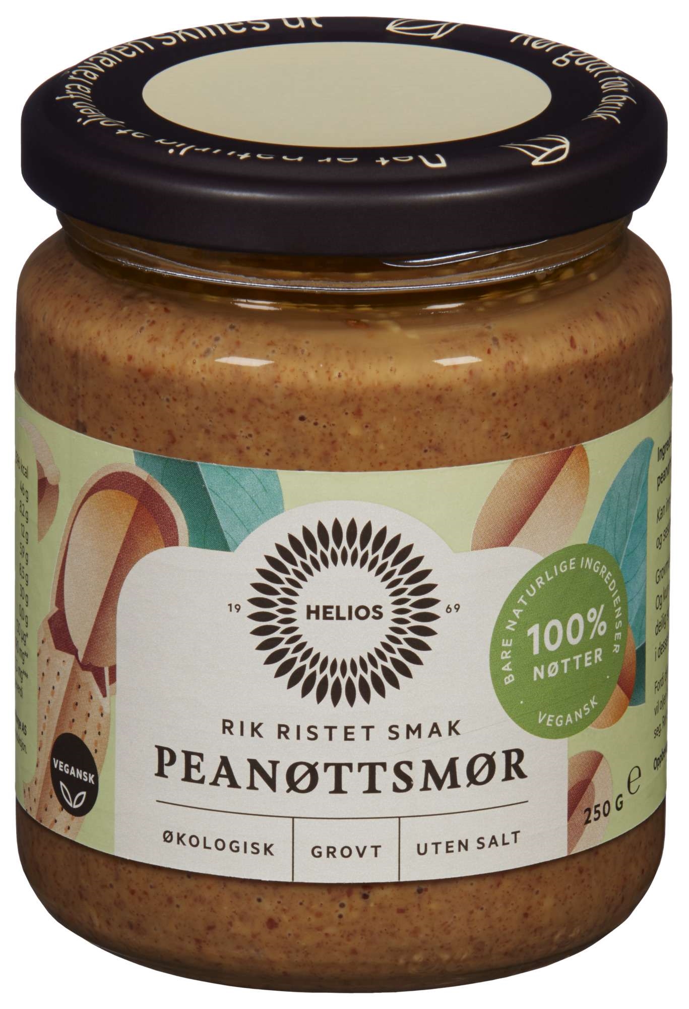 Peanutbutter coarse w/o salt eco   250grm