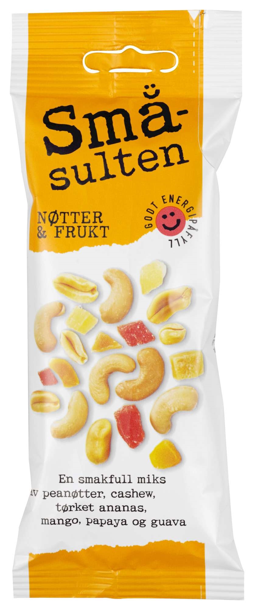 Småsulten nøtter & frukt 60g
