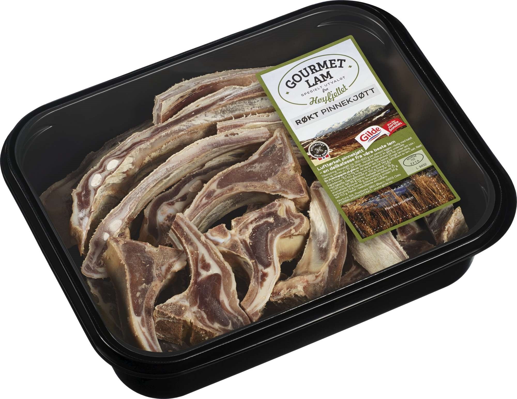 Pinnekjøtt av gourmetlam røkt 4xca1,5kg kg