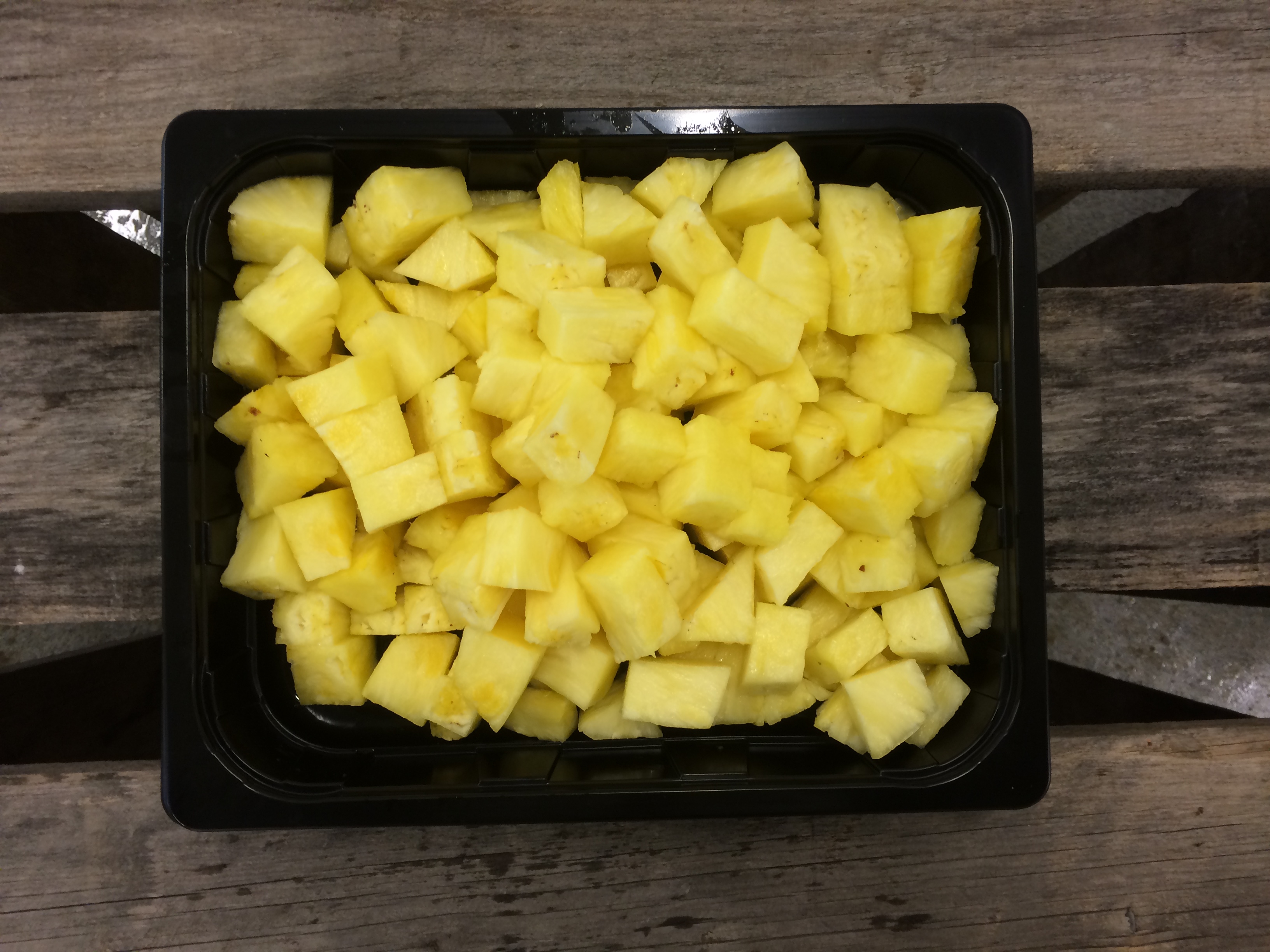Ananas biter u/skall 2kg stk